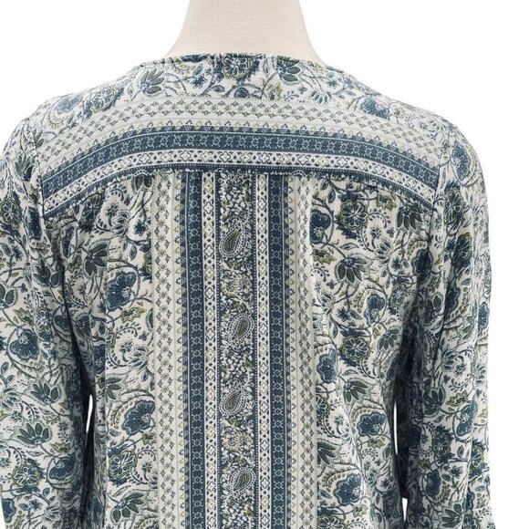 Cynthia Rowley Floral Blouse Bundle Ruffle Hem Boho Cottagecore Plus 1X - Picture 8 of 11